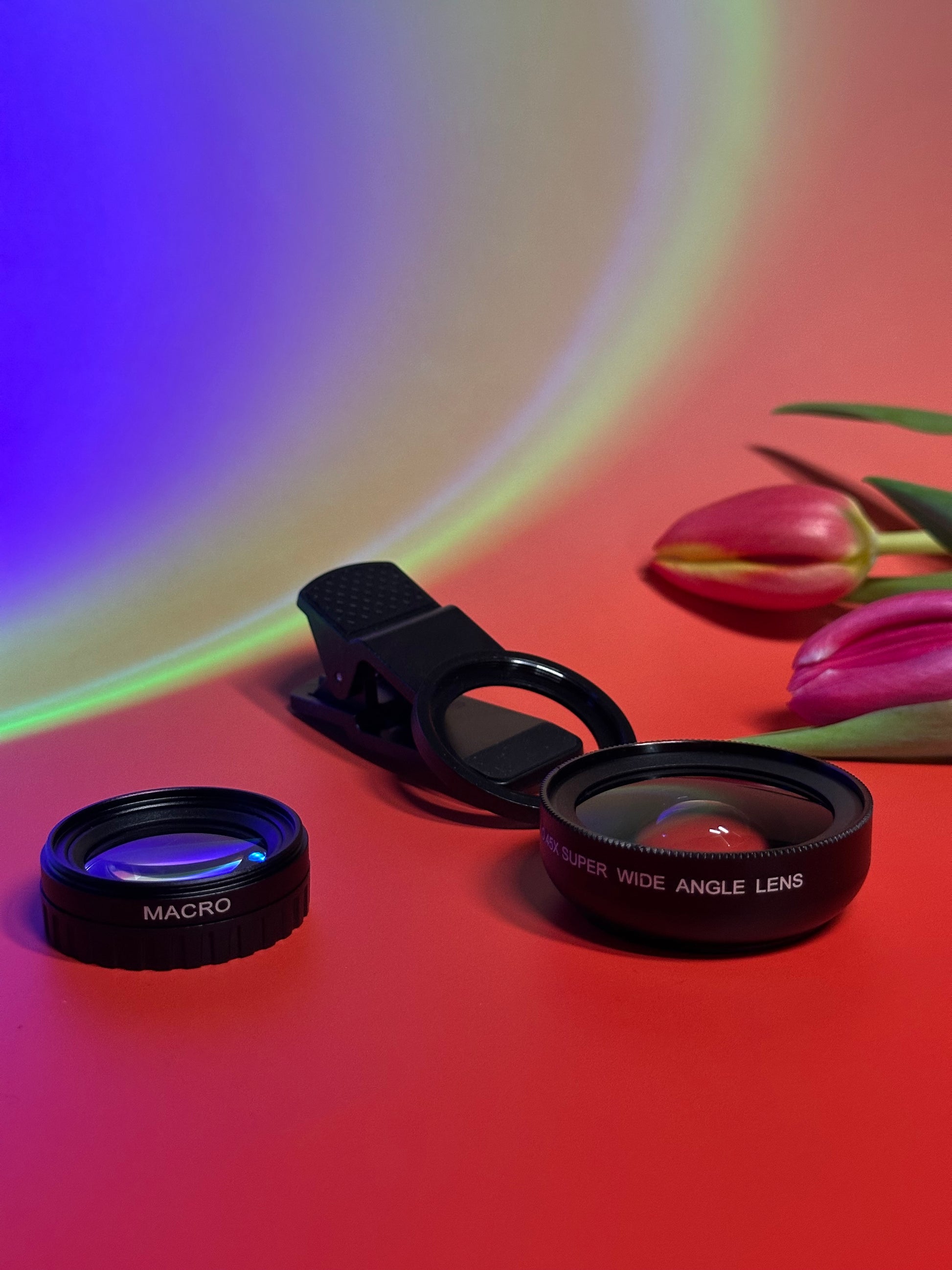 Objectif grand angle + macro