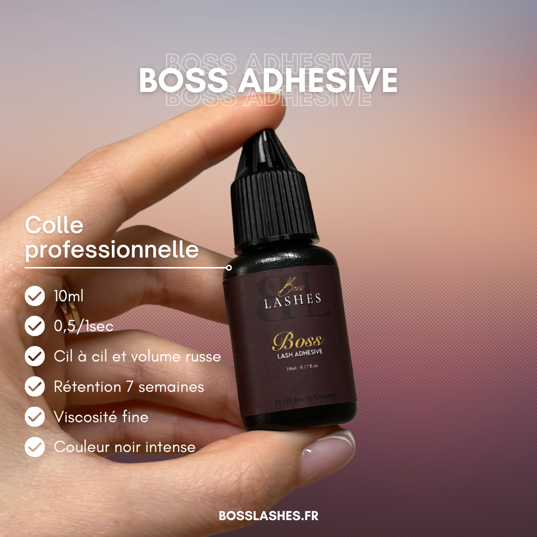 Boss Adhesive - Colle pour extensions de cils 10ml